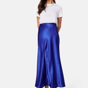 BUBBLEROOM Nicolette Satin Skirt Blue S