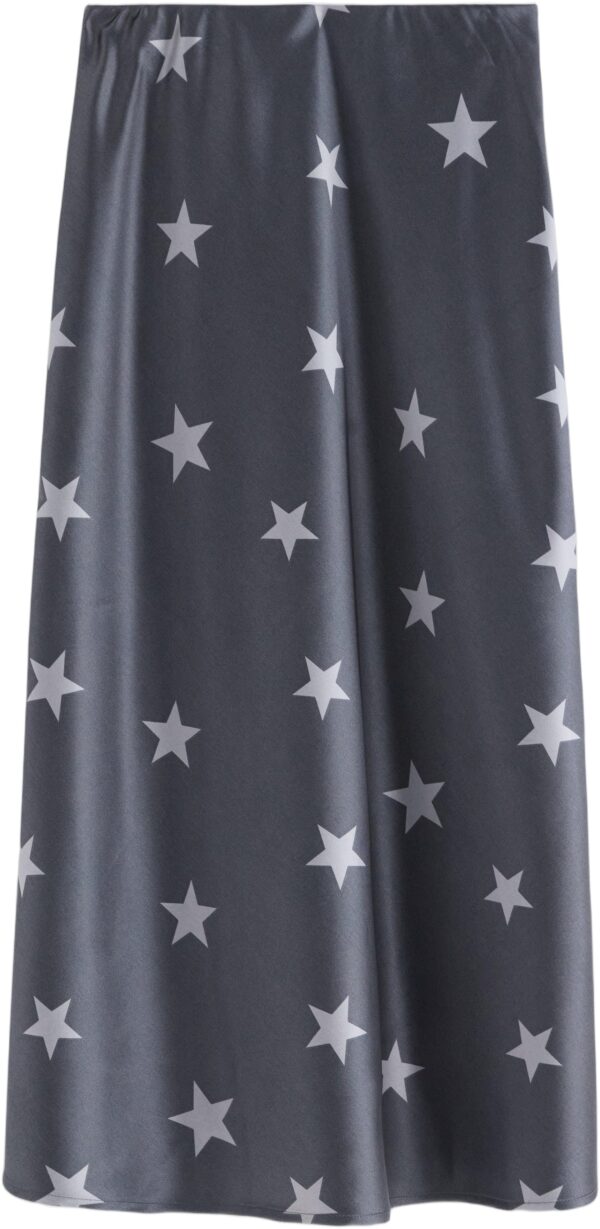 Satin Skirt With a Comfy Elastic wa